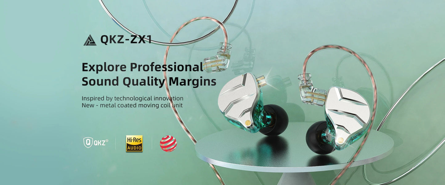 HiFi Wired Headphones with Microphone Noise-Cancelling Dynamic Earphones In Ear Earbuds Bass Headset For Sports Fitness Music