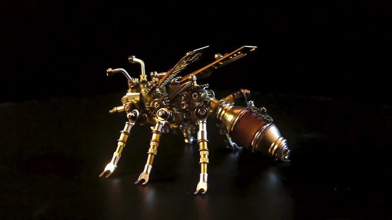 Mechanical Insect Iron Metal DIY Building Blocks 3D Three-Dimensional Assembly Model Puzzle toys Birthday Gift for Kid Adult