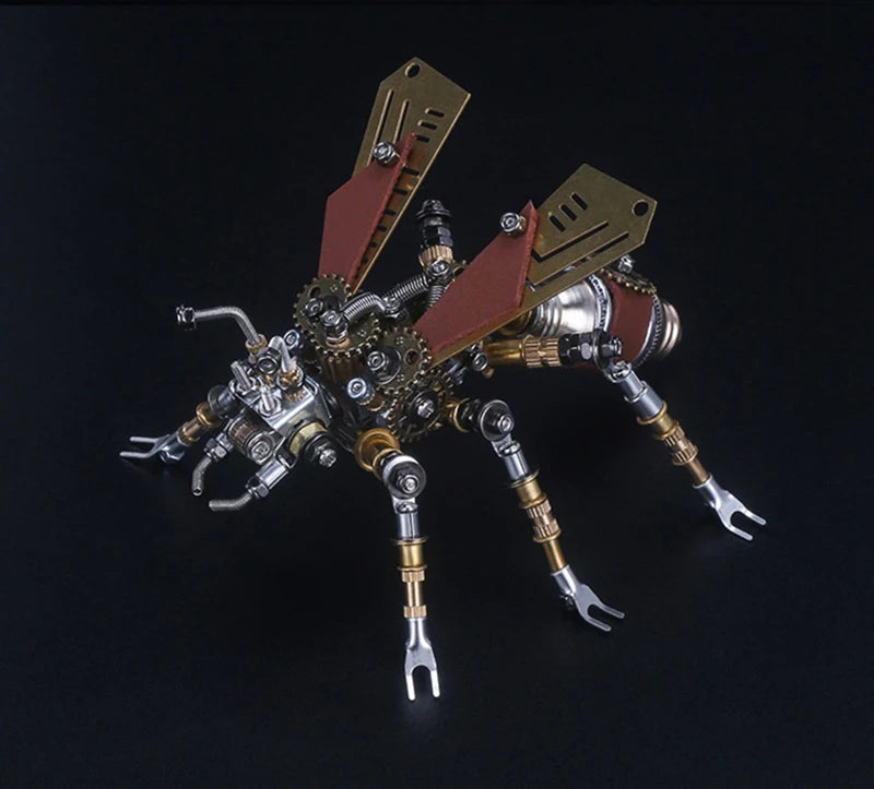 Mechanical Insect Iron Metal DIY Building Blocks 3D Three-Dimensional Assembly Model Puzzle toys Birthday Gift for Kid Adult
