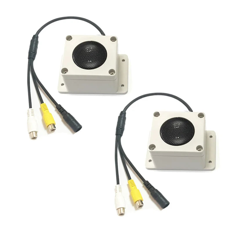Waterproof Microphone Speaker In 1 Device for Security Camera Outdoor for IP Camera Audio Recording Two Way Radio Interphone