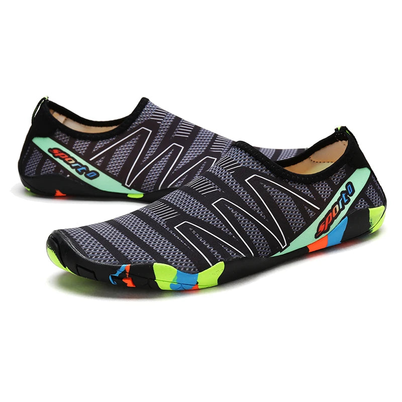 Lager Size Unisex Outdoor Aqua Shoes Couples Vacation Beach Barefoot Swimming Shoes Indoor Fitness Yoga Shoes 35-46#