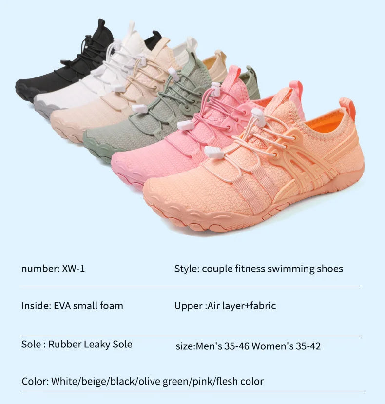 Outdoor Creek Shoes Men's and Women's Wading Swimming Shoes Couple's Beach Shoes Indoor Yoga Fitness Hiking
