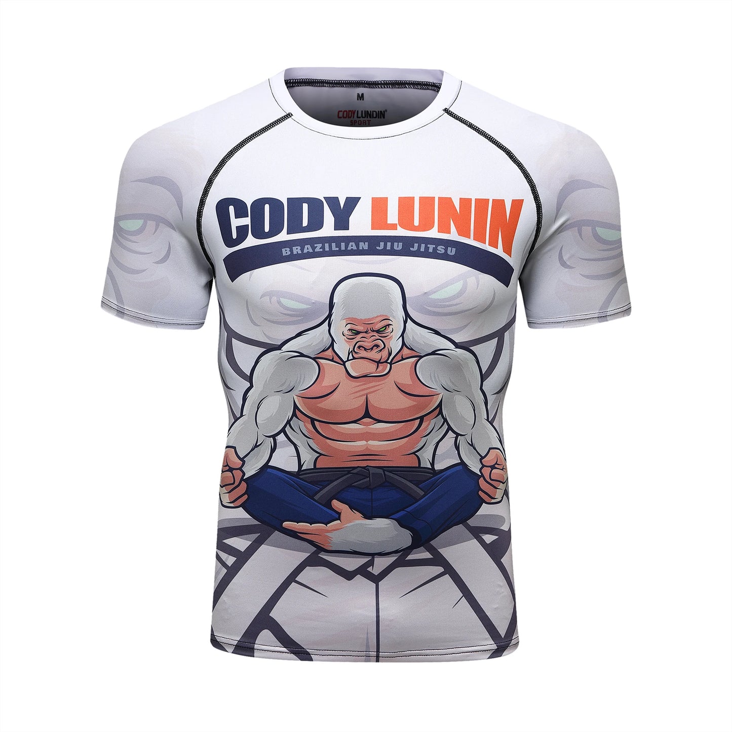 Sublimation Print Compression UV Protection Jersey + MMA Boxing Pants Workout Sport Suit Men Jiu Jitsu Fitness Rash Guard Sets