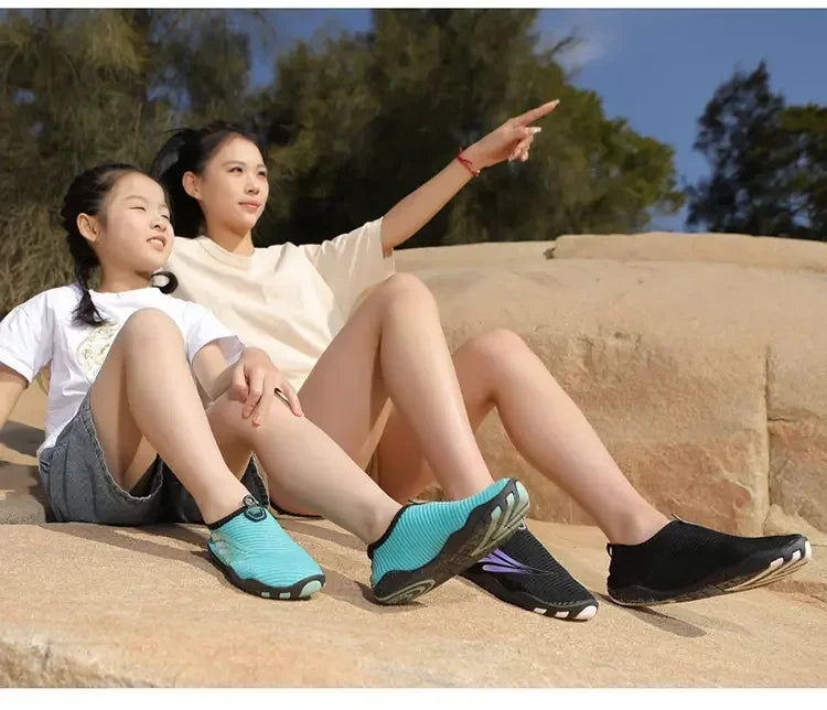 Unisex Indoor Fitness Special Shoes Parent-Child Couple Vacation Beach Swimming Shoes Men Snorkeling Quick Dry Aqua Shoes #27-42