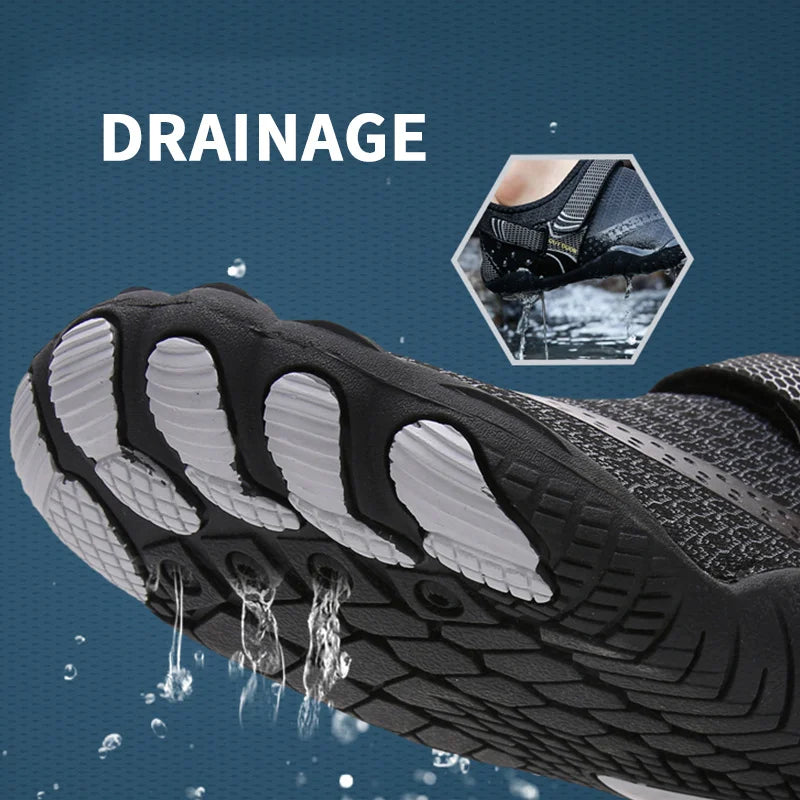 Men Water Shoes Women Wading Sneakers Drainage Barefoot Beach Aqua Shoes Quick Dry Fitness Yoga Shoes Sea Diving Swim Sandals