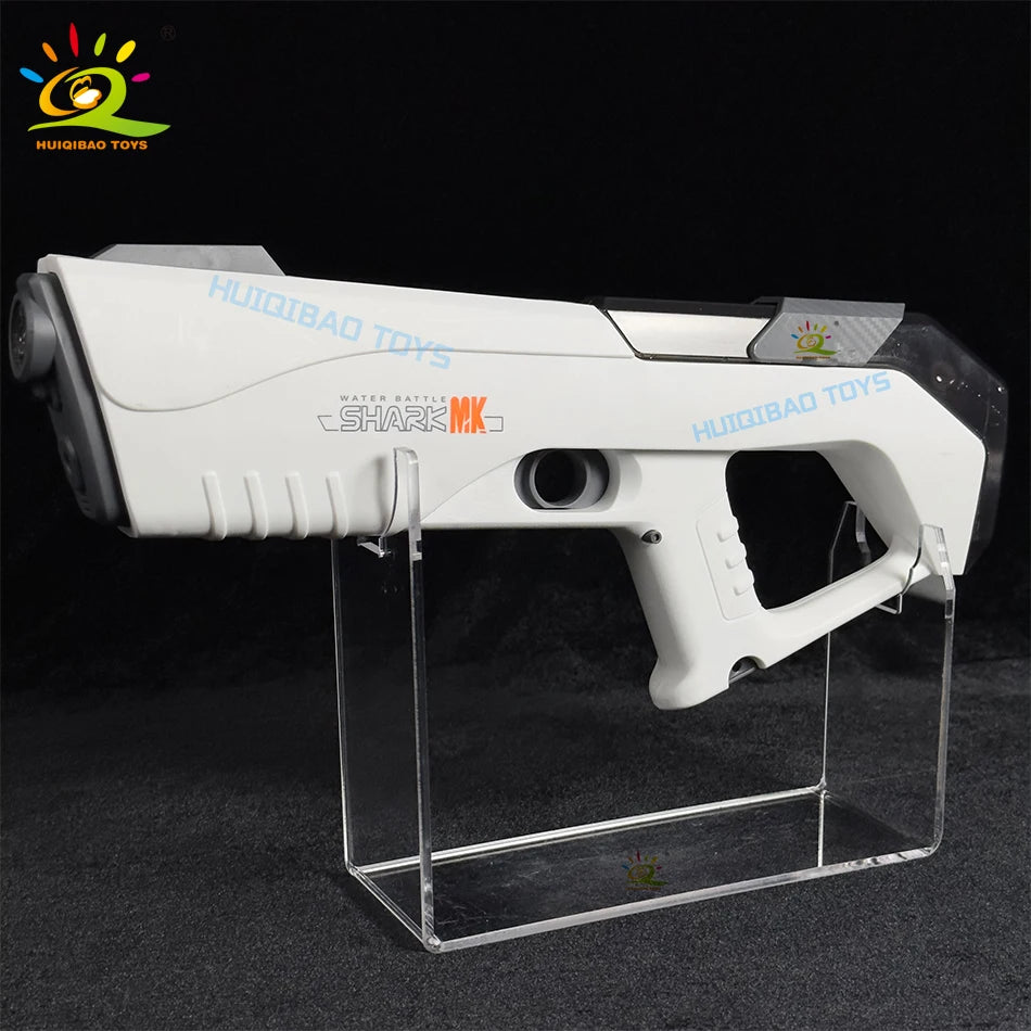 HUIQIBAO 2025 Fully automatic Pulse Electric Space Water Gun Outdoor Beach Water Battle Toy Summer Game Toys for Adult Gift
