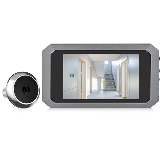 3.97'' LCD Digital Peephole Camera for Apartment Door 1080P 120 Degree Color Infrared Camera Door Monitor Type-C Rechargeable