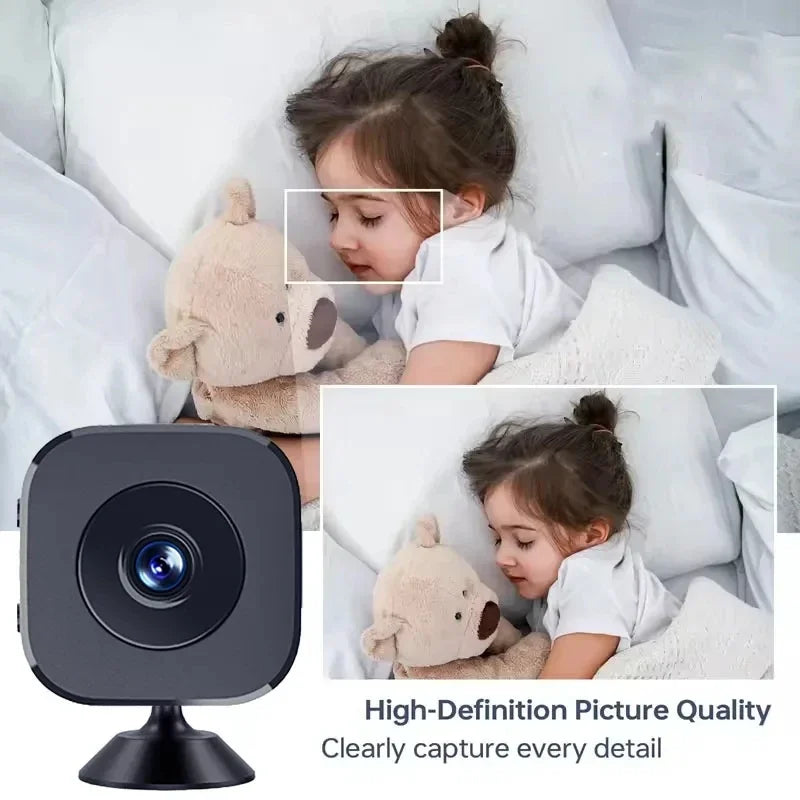 6K Mini Security Camera Pro FullHD WiFi Surveillance With 2 Way Audio Motion Detection Infrared Night Vision Security Cam