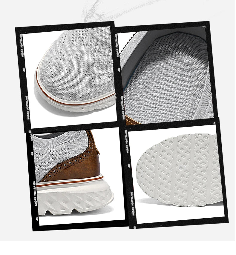 Men Sneakers Men Mesh Casual Shoes Fashion Lightweight Breathable Soft Soled Shoes Summer Outdoor Sports Fitness Large Size 48