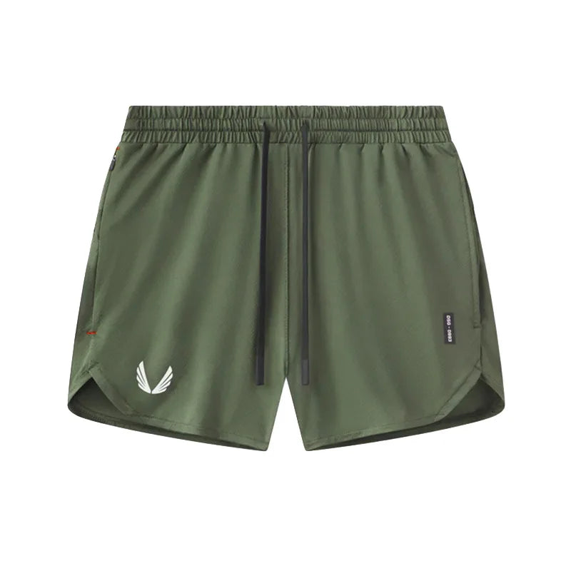 Men's Quick Dry Casual Shorts Running Sports Jogging Basketball Short Pants Male Gym Fitness Bottoms Compression Sweatpants