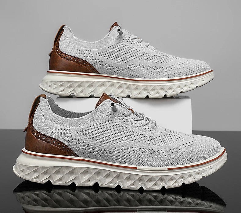 Men Sneakers Men Mesh Casual Shoes Fashion Lightweight Breathable Soft Soled Shoes Summer Outdoor Sports Fitness Large Size 48