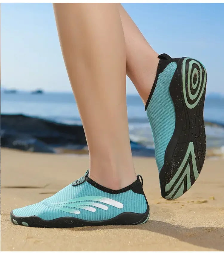 Unisex Indoor Fitness Special Shoes Parent-Child Couple Vacation Beach Swimming Shoes Men Snorkeling Quick Dry Aqua Shoes #27-42