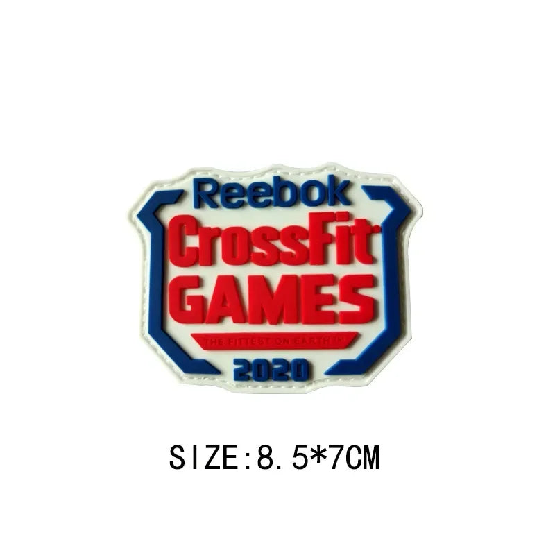 3D Tactical Military Patches PVC Fitness Armband Vests Hats Badges Soft Rubber Sword Cat Bear Morale Hook Loop Applique Emblem