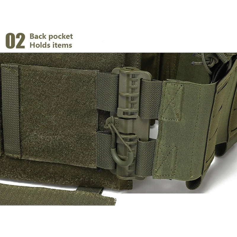 Multi-functional wear-resistant tactical vest outdoor training clothes outdoor equipment protective waistcoat