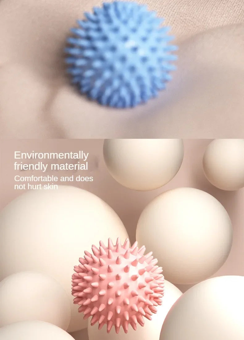 Durable PVC Spiky Massage Ball Trigger Point Sport Fitness Hand Foot Pain Relief Plantar Fasciitis Reliever Hedgehog Balls 6cm