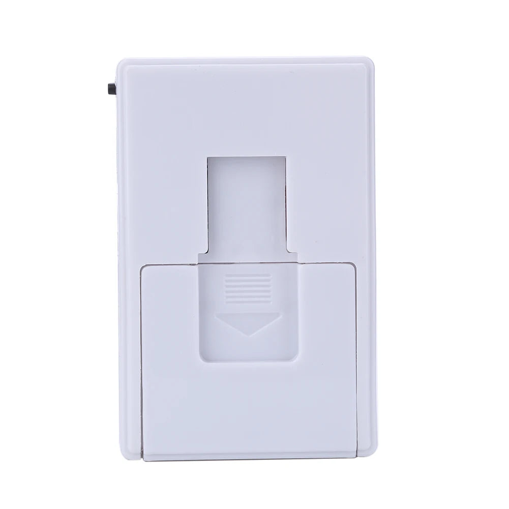 White Welcome Greeting Doorbell Wireless Human Body Sensor Doorbell Smart Alert System Security Convenient for Business Store