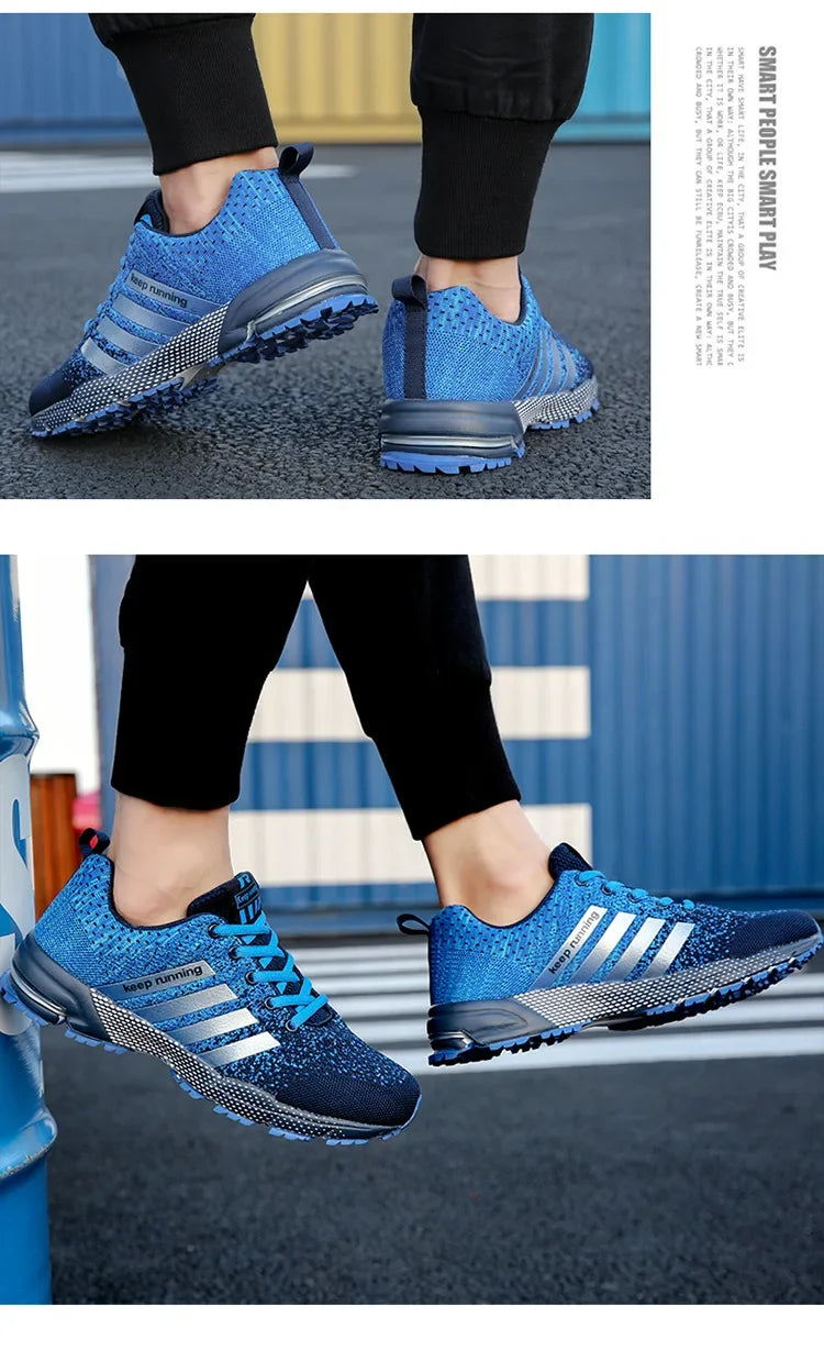 High Quality Men's Sneakers Outdoor Comfortable Lightweight Mesh Breathable Running Shoes Couple Soft Sole Fitness Shoes 2026