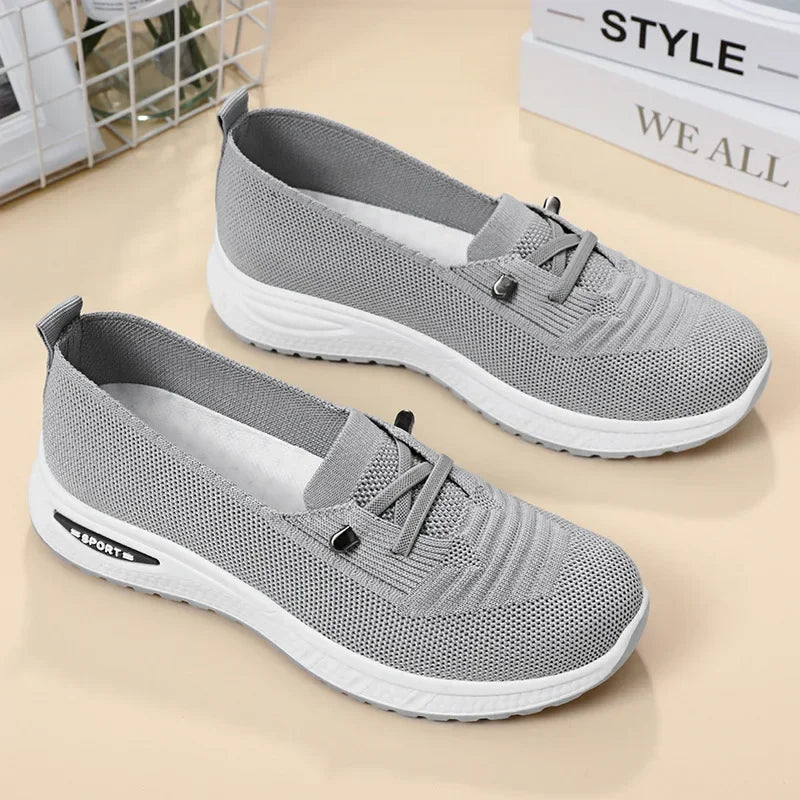 Women's Shoes 2025 Casual Sneakers Breathable Chunky Sole Pink Free Shipping