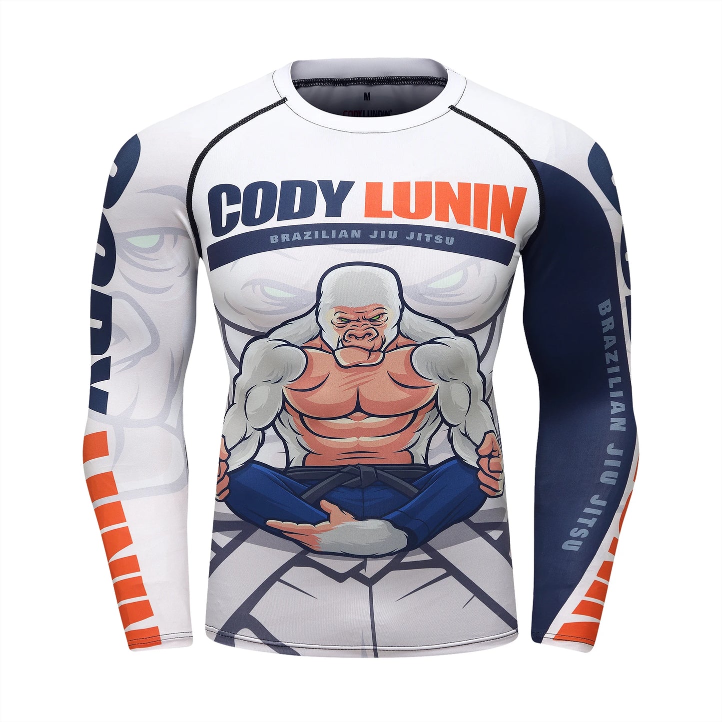 Sublimation Print Compression UV Protection Jersey + MMA Boxing Pants Workout Sport Suit Men Jiu Jitsu Fitness Rash Guard Sets