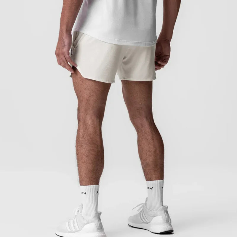 Men's Quick Dry Casual Shorts Running Sports Jogging Basketball Short Pants Male Gym Fitness Bottoms Compression Sweatpants