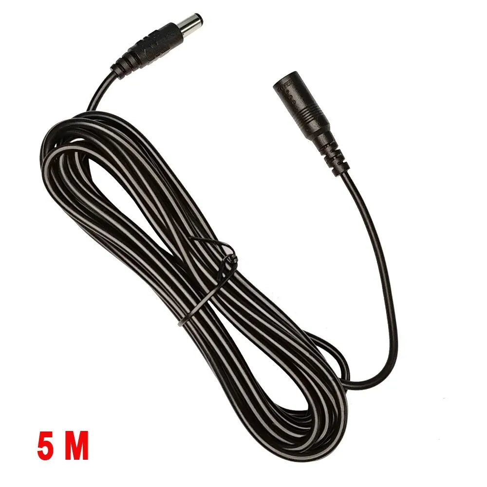 10M/ 5M 5.5mm*2.1mm DC Power Connector Extension Cord Jack Adapter Lead Cable DC Female Male Extension External Plug