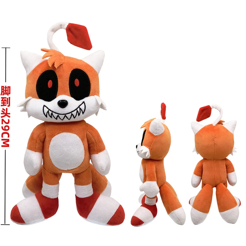 27-35cm Sonic Plush Stuffed Toys Shadow Tails Jet the Hawk Blaze the Cat Soft the Hedgehog Plushies Doll Kids Birthday Gifts Toy