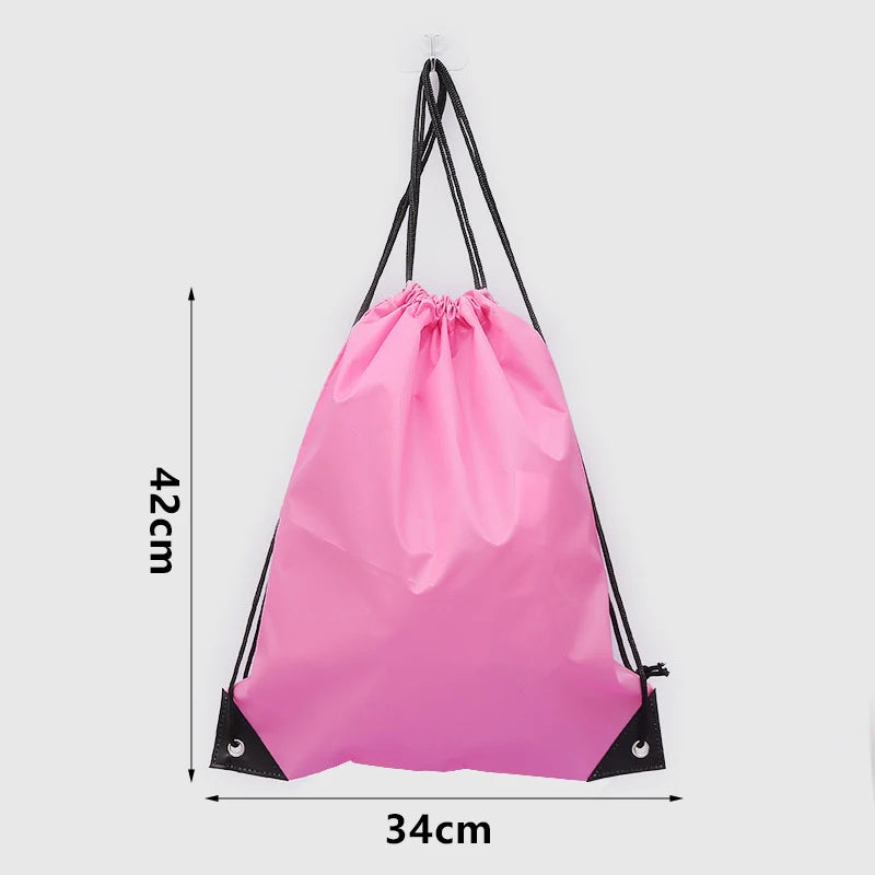 Outdoor Drawstring Gym Bag Travel bag String Bags Swimming Pool Clothes Shoes Storage Waterproof Packaging Pocket Unisex Fitness