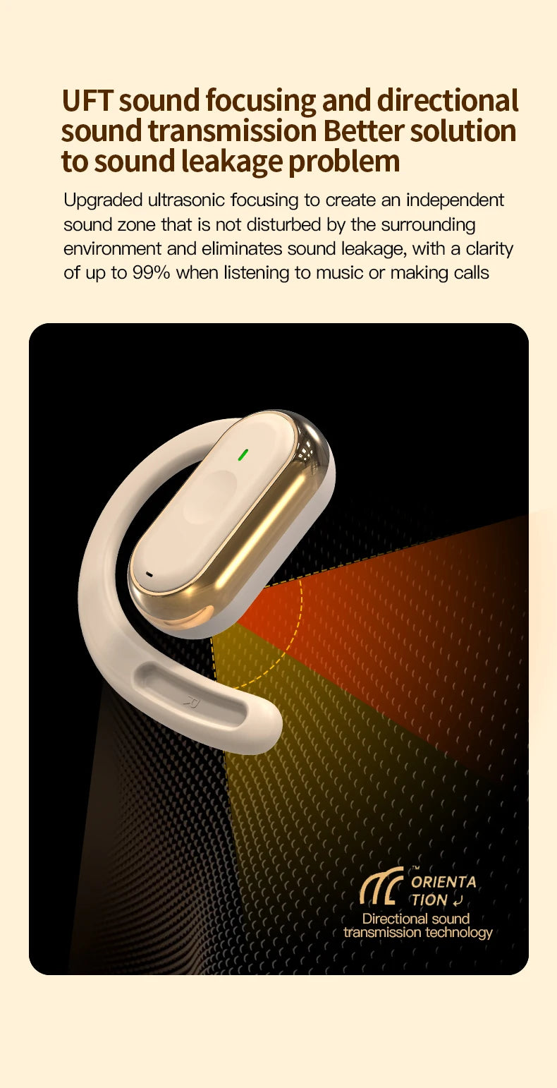 Bluetooth 5.4 Earphones IPX7 Waterproof 20Hrs Wireless Headphones with ENC Noise Cancelling Mic Deep Bass For Sports Workout Gym