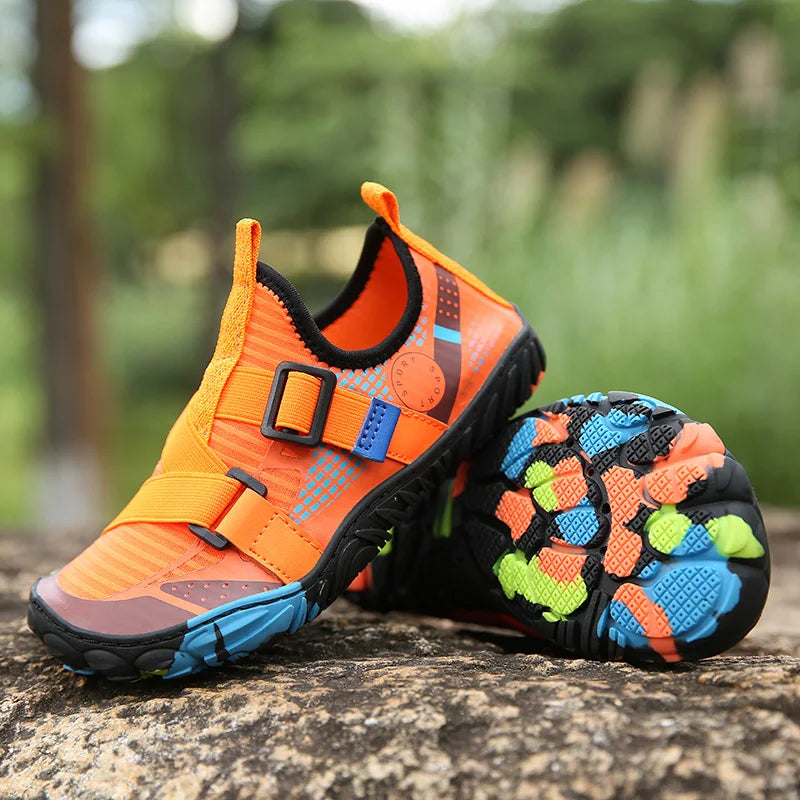 Children Boys And Girls Beach Quick Diving Shoes Qianjiang Swimming Shoes Indoor Fitness Floor Shoes Bathroom Shoes 28-38#