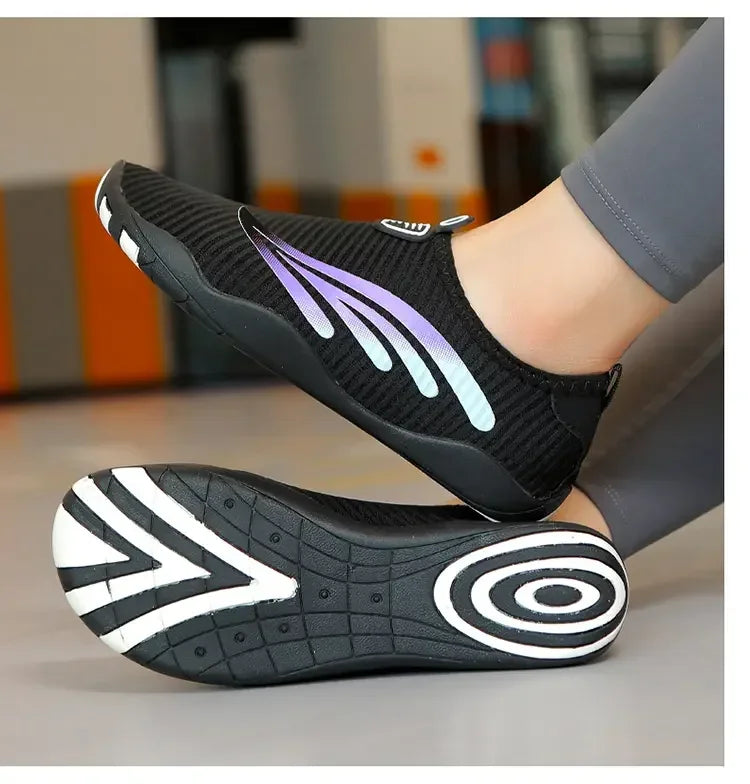 Unisex Indoor Fitness Special Shoes Parent-Child Couple Vacation Beach Swimming Shoes Men Snorkeling Quick Dry Aqua Shoes #27-42