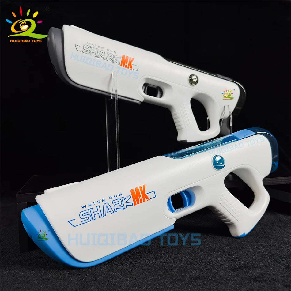 HUIQIBAO 2025 Fully automatic Pulse Electric Space Water Gun Outdoor Beach Water Battle Toy Summer Game Toys for Adult Gift