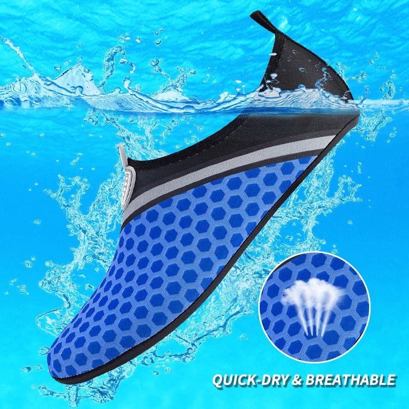 Diving Shoes Women Aqua Shoes Men Beach Swimming Water Sport Socks Barefoot Sneaker Fitness Dance Swim Surfing Snorkeling Shoe