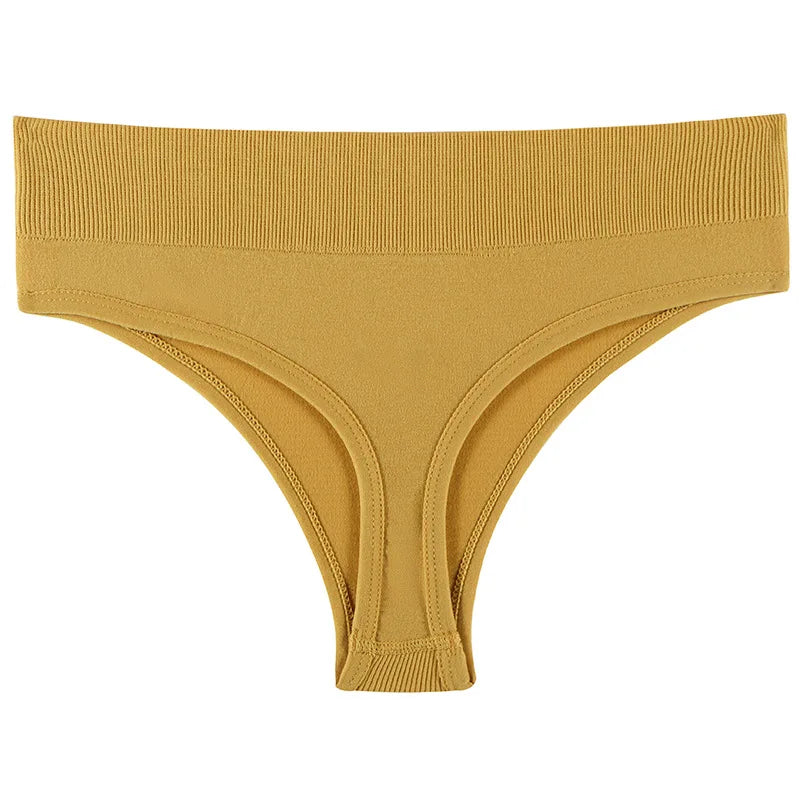 Meet'r Women Sexy Low Waist Underwear Seamless Sports Fitness Panties Female G String High Elastic Lingerie Temptation Briefs