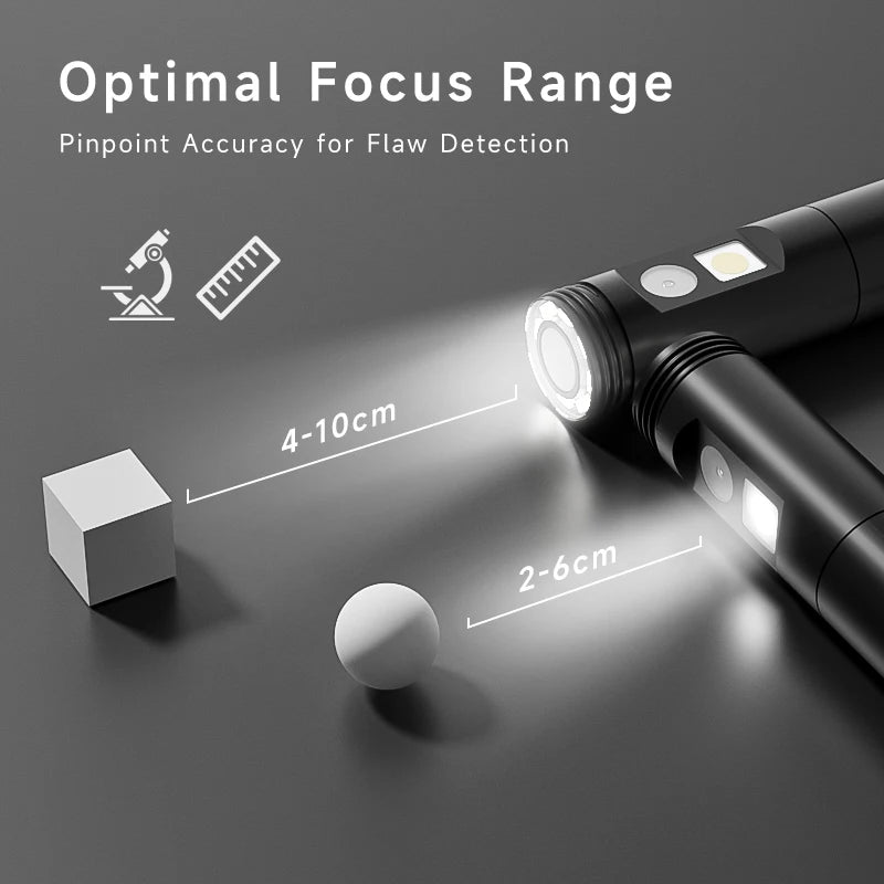 Endoscope Borescope 4.3" IPS Screen IP67 Waterproof Plumbing Camera 8MM Probe 2M-100M Single Dual Camera with Adjustable LEDs
