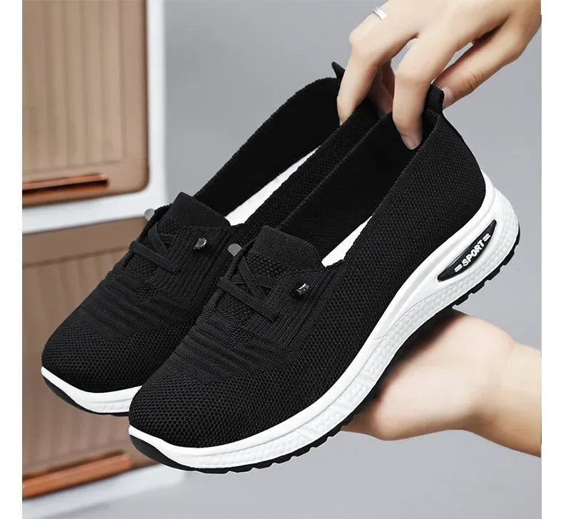 Women's Shoes 2025 Casual Sneakers Breathable Chunky Sole Pink Free Shipping