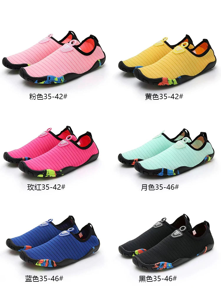 New Large Size Unisex Outdoor Non-Slip Swim Shoes Summer Beach Water Shoes Men's Aqua Shoes Women's Fitness Yoga Shoes  35-46#