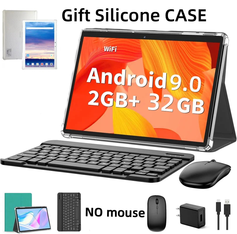 Flash Sales 10.1 INCH WIFI Tablet PC K30 Android 9.0 MTK9863 CPU 2GB RAM 32GB ROM 1920*1200 Pixels WIFI Gift Silicone Case