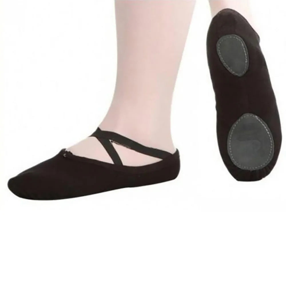 Hot Sale 4 Colors Shoes Canvas Ballet Pointe Shoes Fitness Gymnastics Dance Shoes For Kids Children Baby Girl Fashion Shoes Baby