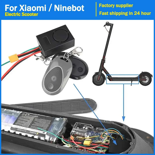Anti-Theft Alarm Set for Xiaomi M365 Pro 2 1s for Ninebot Max G30 G30D Electric Scooter Remote Control Security Warning Speaker