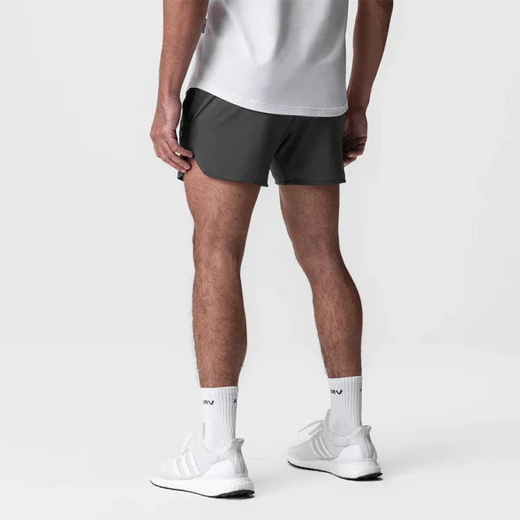 Men's Quick Dry Casual Shorts Running Sports Jogging Basketball Short Pants Male Gym Fitness Bottoms Compression Sweatpants