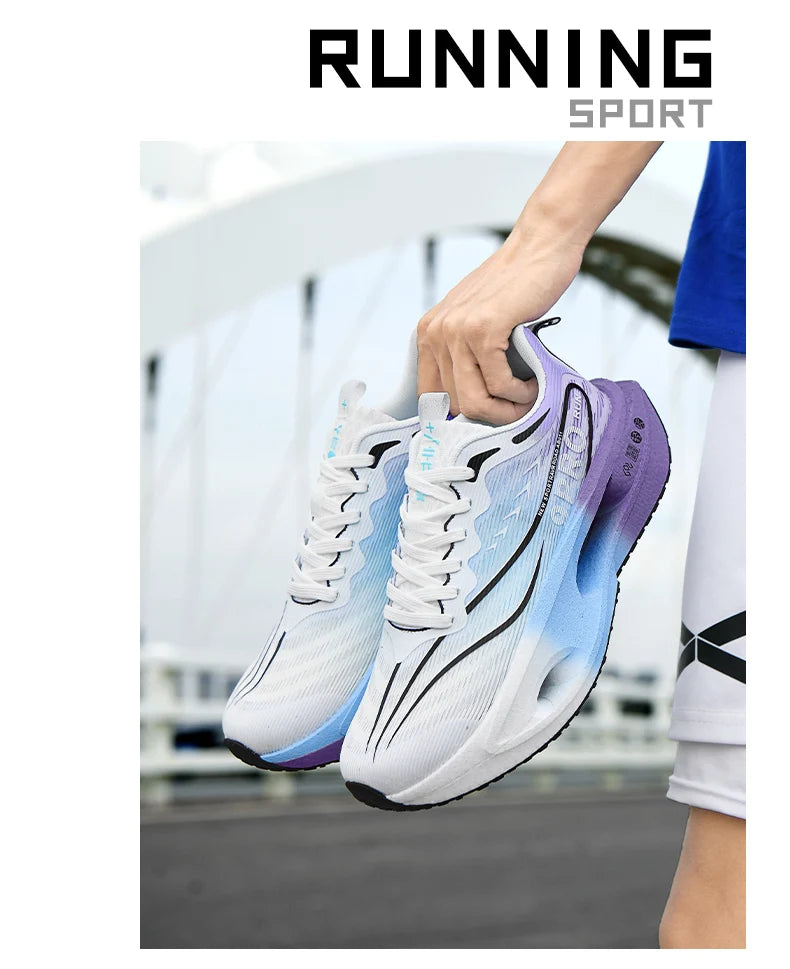 Men's Sneakers 9PRO Carbon Board Skeleton Cushioning Marathon Running Shoes Outdoor Fitness Training Sports Tennis Shoes Women's