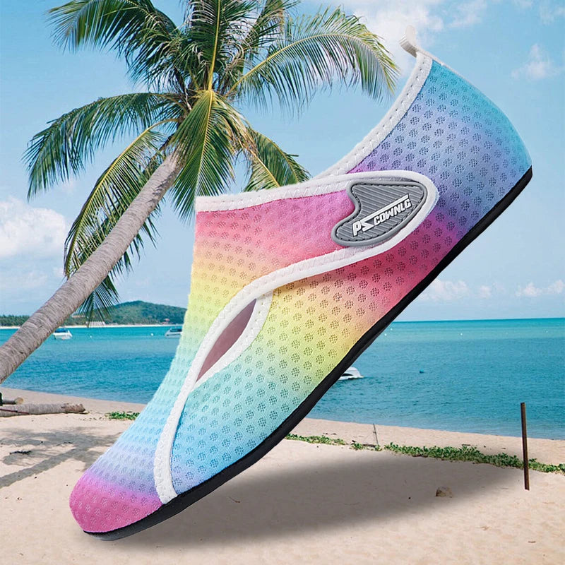 Diving Shoes Women Aqua Shoes Men Beach Swimming Water Sport Socks Barefoot Sneaker Fitness Dance Swim Surfing Snorkeling Shoes