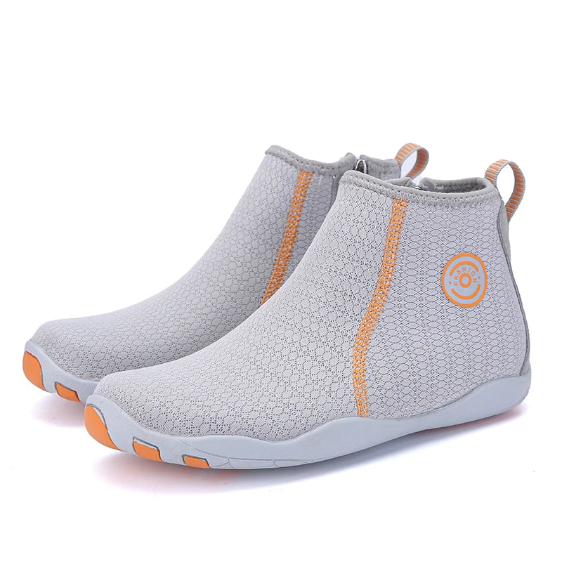 High Ankle Unisex Gym Footwaer Couples Vacation Beach Game Aqua Shoes Women Indoor Yoga Shoes Men Squat Fitness Shoes 35-46#