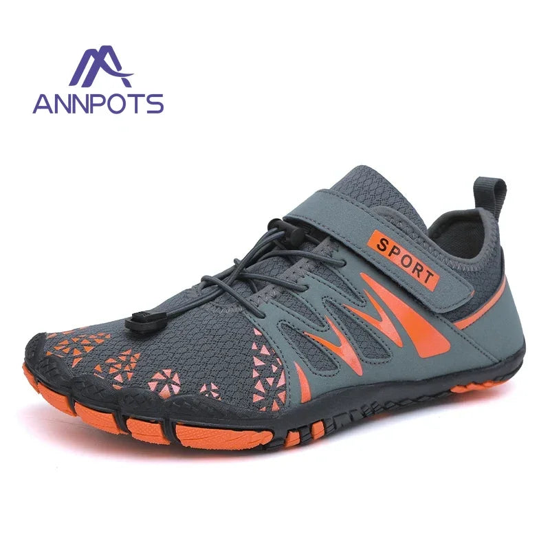 New Couple Water Shoes Aqua Shoes Five-finger Swimming Shoes 35-47 Size Beach Sports Shoes Fashion Men's Fitness Shoes