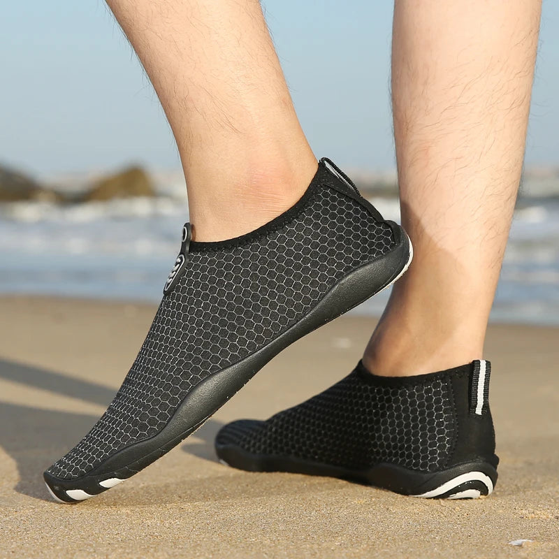 Lager Size Unisex Outdoor Aqua Shoes Couples Vacation Beach Barefoot Swimming Shoes Indoor Fitness Yoga Shoes 35-46#