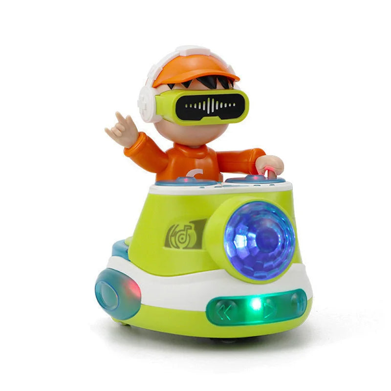 Toddler DJ Car Electronic DJ Bouncin Beats with Music Lights Bouncing Action Swing Dancing Learning Interactive Toy for Kid Gift
