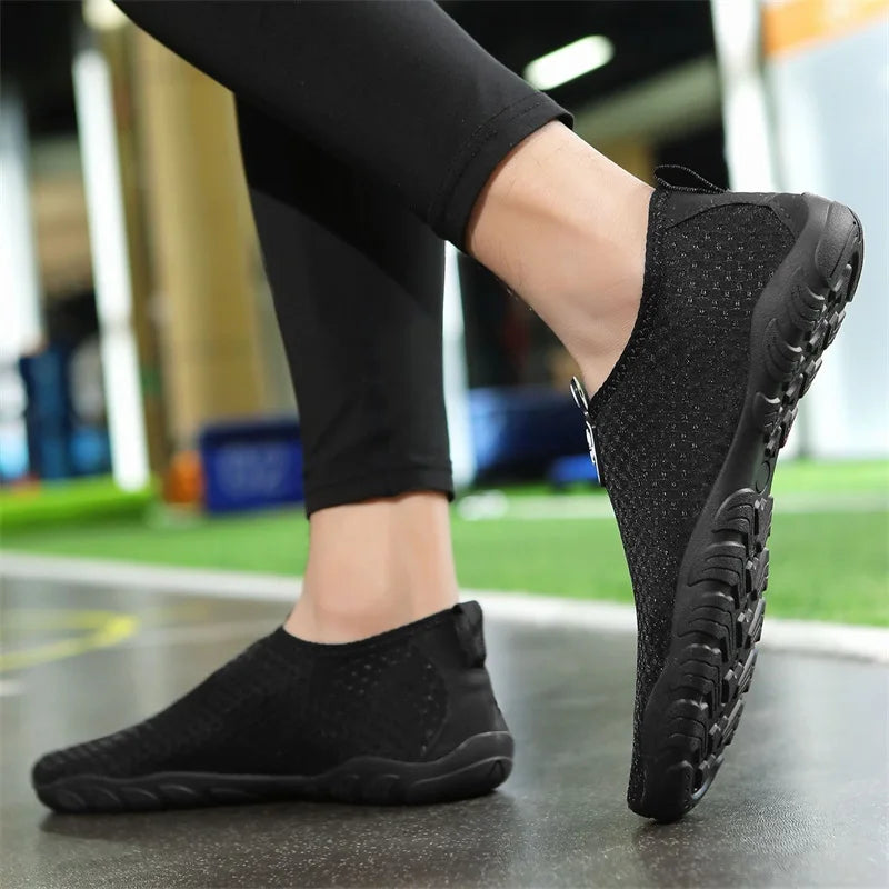 Indoor Fitness Shoes Men Women Yoga Treadmill Barefoot Shoes Gym Special Shock-absorbing Skipping Shoe Non-slip Training Sneaker