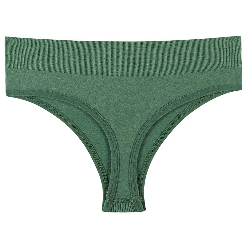 Meet'r Women Sexy Low Waist Underwear Seamless Sports Fitness Panties Female G String High Elastic Lingerie Temptation Briefs
