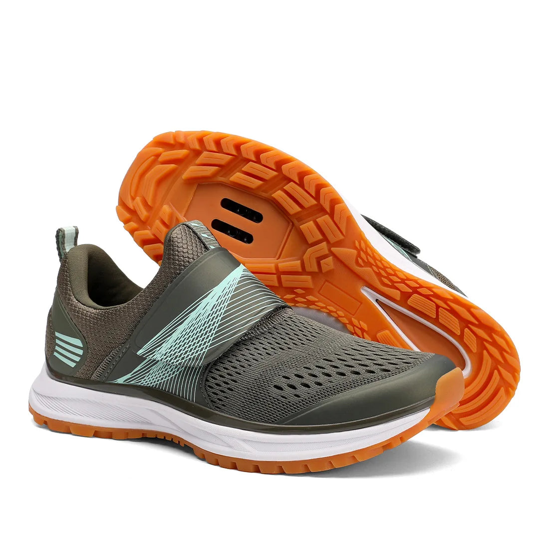 Women's indoor fitness dynamic cycling shoes hard soled rubber soled cycling shoes SPD MTB Sneakers mountain Bike shoes
