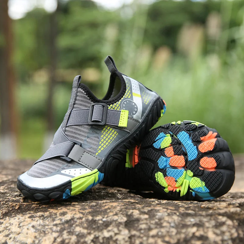 Children Boys And Girls Beach Quick Diving Shoes Qianjiang Swimming Shoes Indoor Fitness Floor Shoes Bathroom Shoes 28-38#